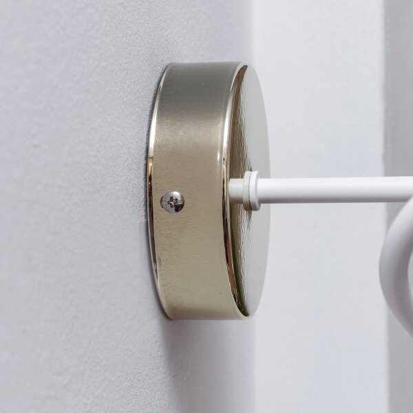 Lampada da parete OXFORD 1xE27/15W/230V oro/bianco