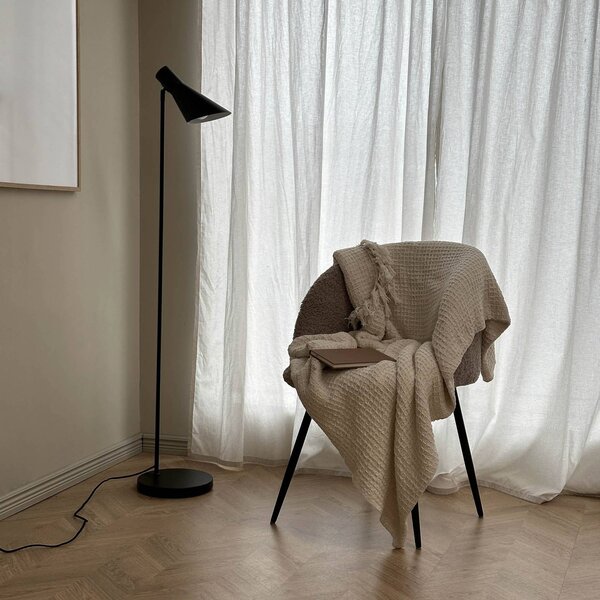 Dyberg Larsen Lampada da terra DL12, Nero, Soggiorno / Sala da pranzo, Metallo, Design, Lampada da terra