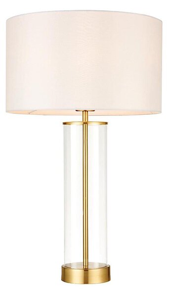Endon 68802 - Lampada da tavolo dimmerabile con comando touch LESSINA 1xE27/10W/230V Oro/Bianco