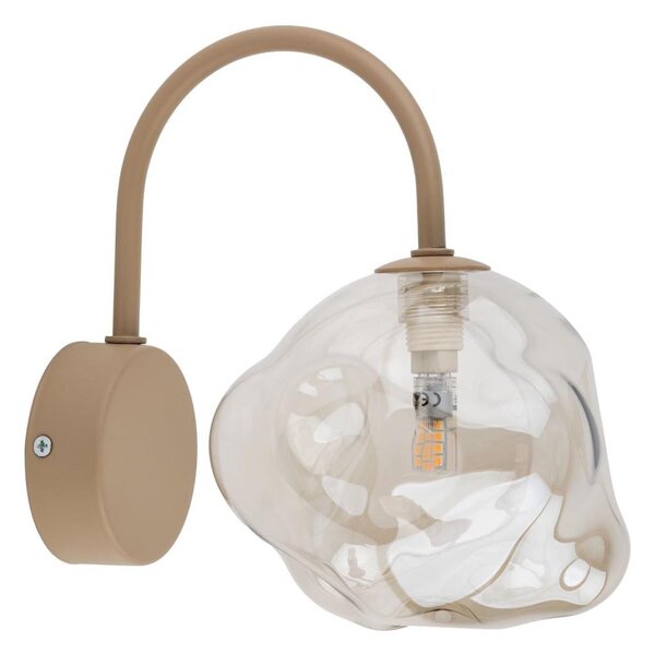 Applique LAVA 1xG9/8W/230V beige/fumé
