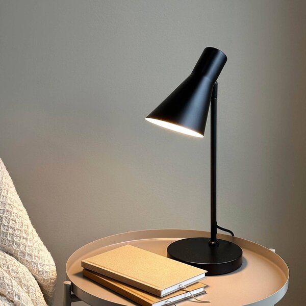 Dyberg Larsen Lampada da tavolo DL12, Nero, Soggiorno / Sala da pranzo, Metallo, Design, Lampada da tavolo