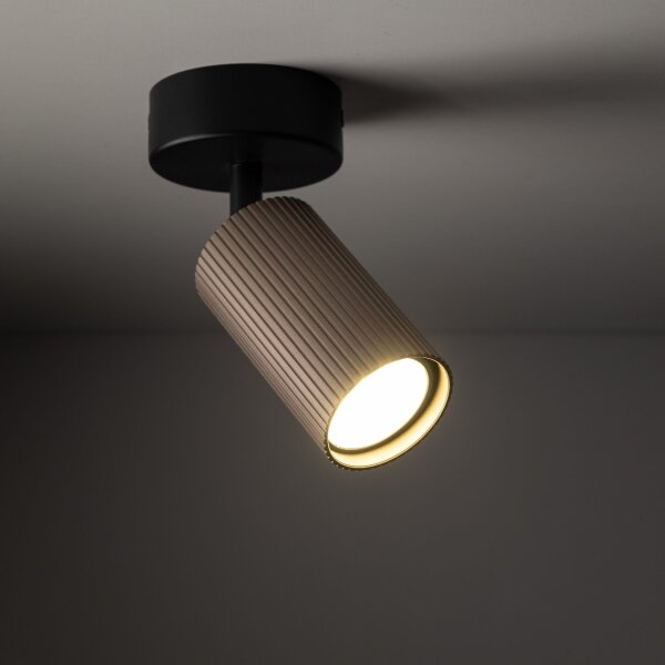 Faretto TUNE 1xGU10/10W/230V nero/marrone