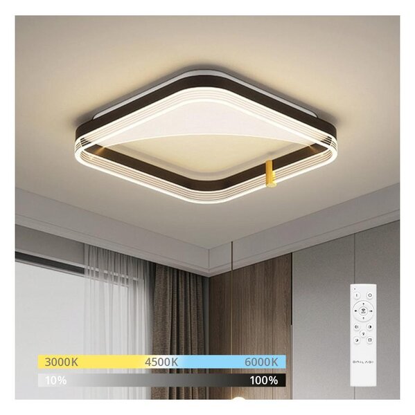 Brilagi - Pannello LED dimmerabile SIRELI LED/56W/230V 3000-6000K 40x40 cm + telecomando
