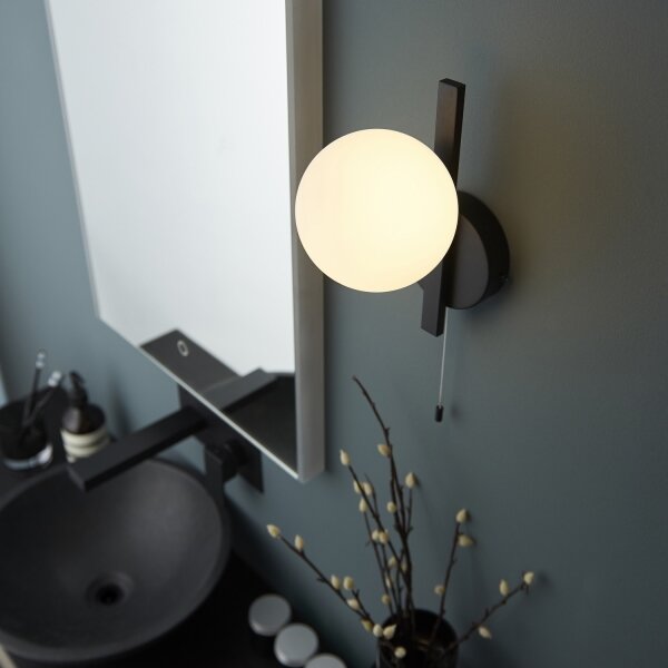 Endon 94081 - Applique da parete per bagno SPA 1xG9/3W/230V IP44 nero