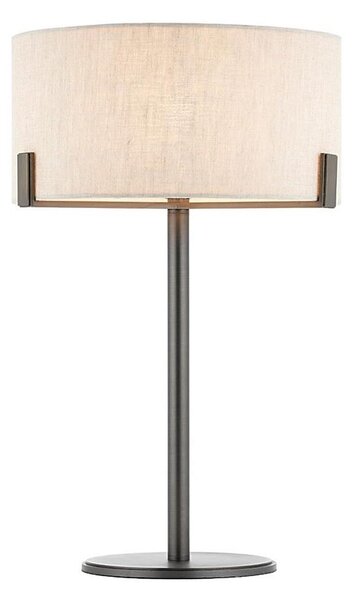 Endon 72631 - Lampada da tavolo HAYFIELD 1xE27/40W/230V bronzo/grigio