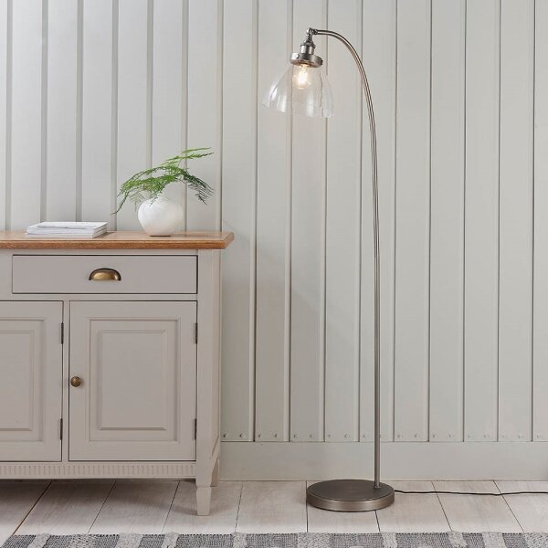 Endon 91741 - Piantana HANSEN 1xE27/40W/230V cromo satinato
