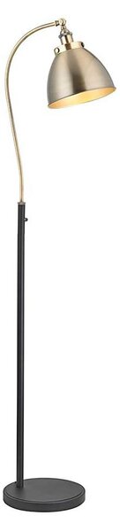 Endon 98748 - Lampada da terra FRANKLIN 1xE27/10W/230V ottone/nero