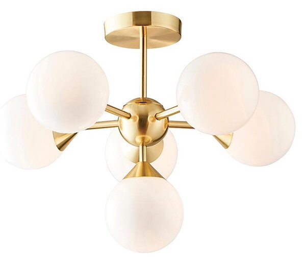 Endon 76501 - Lampadario a stelo OSCAR 6xG9/5W/230V dorato