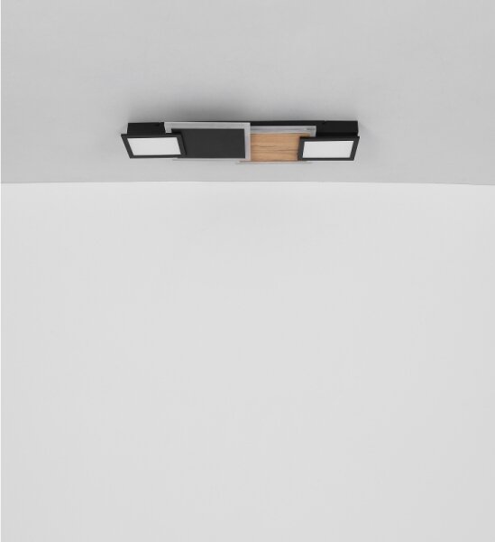 Globo 67279-30 - Plafoniera LED CAROLINE LED/30W/230V beige/nero
