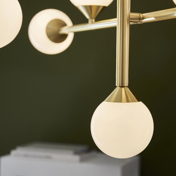Endon 106754 - Lampadario a stelo OTIS 10xG9/5W/230V oro