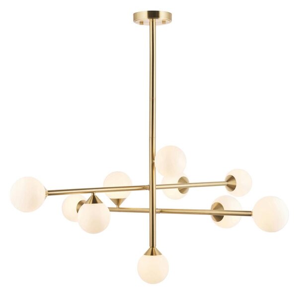 Endon 106754 - Lampadario a stelo OTIS 10xG9/5W/230V oro