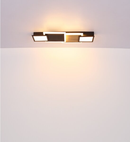 Globo 67279-30 - Plafoniera LED CAROLINE LED/30W/230V beige/nero