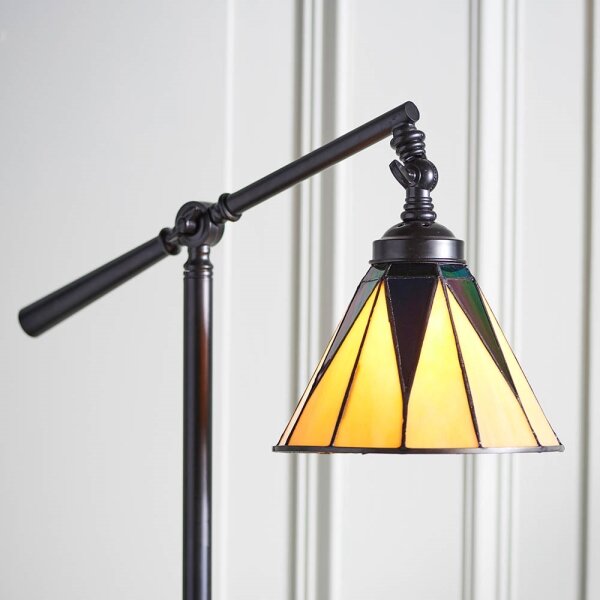 Endon 74355 - Lampada da terra Tiffany DARK STAR 1xE14/40W/230V