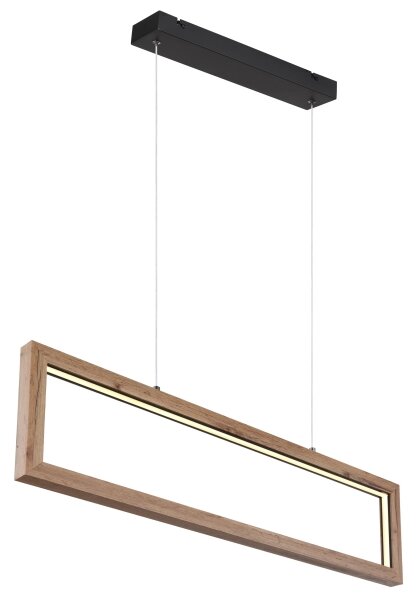 Globo 67287H - Lampada a sospensione con cavo MANDERA LED/24W/230V, marrone