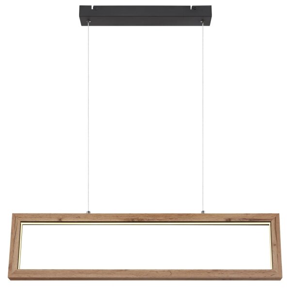 Globo 67287H - Lampada a sospensione con cavo MANDERA LED/24W/230V, marrone