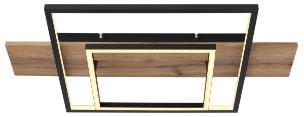 Globo 67289D - Plafoniera dimmerabile a LED VANNI LED/24W/230V marrone/nero