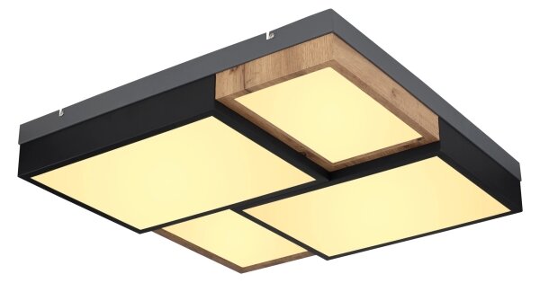 Globo 67286-50 - Plafoniera LED GUNDI LED/50W/230V marrone/nero