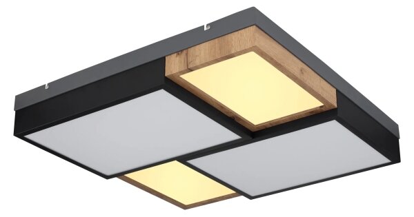 Globo 67286-50 - Plafoniera LED GUNDI LED/50W/230V marrone/nero