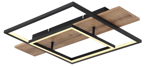 Globo 67289D - Plafoniera dimmerabile a LED VANNI LED/24W/230V marrone/nero