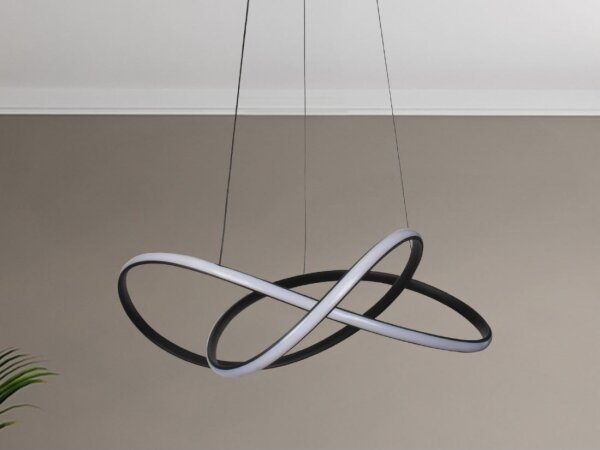 Lampadario dimmerabile a sospensione su cavo LED/85W/230V 3000-6500K + telecomando