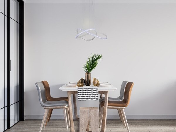 Lampadario LED dimmerabile su cavo LED/85W/230V 3000-6500K + telecomando