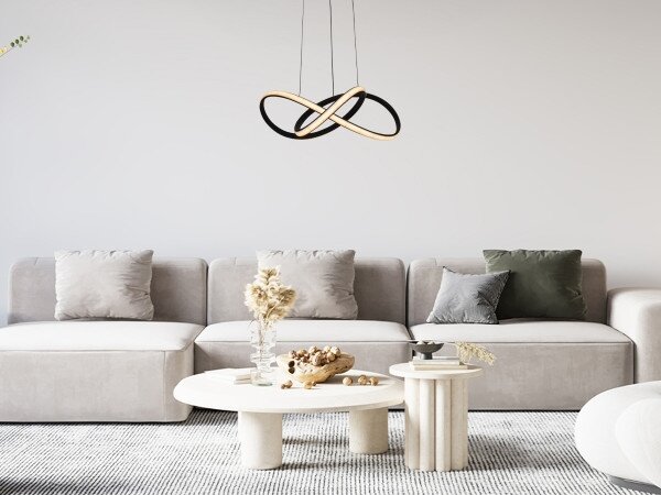 Lampadario dimmerabile a sospensione su cavo LED/65W/230V 3000-6500K + telecomando