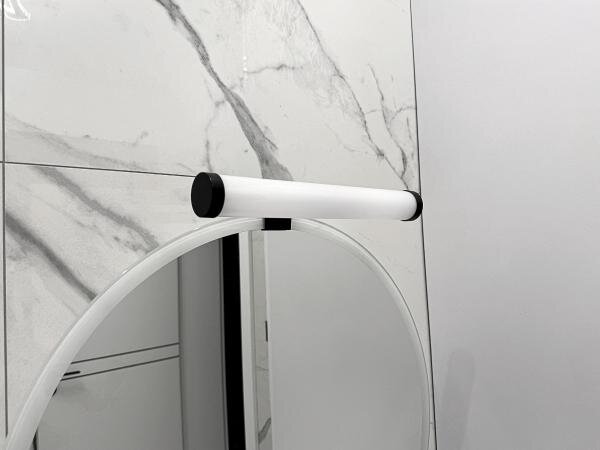 Lampada a LED per specchio da bagno 8W/230V 30 cm IP44 nero