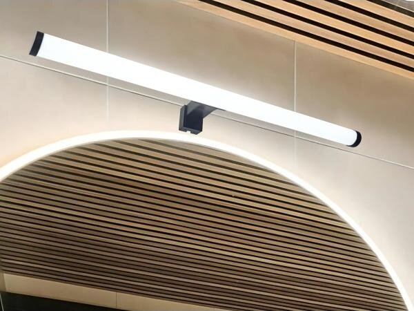 LED Illuminazione per specchio da bagno LED/12W/230V 59,5 cm IP44 nero