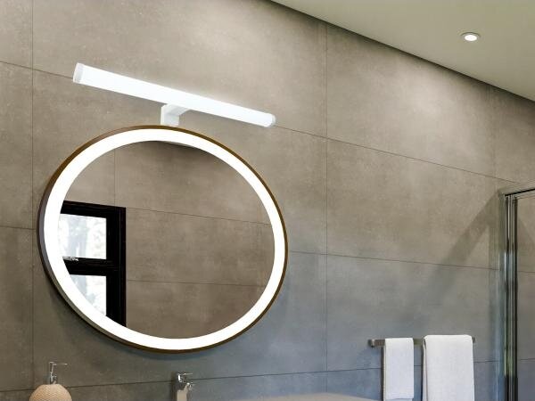 Lampada LED per specchio da bagno 10W/230V 45 cm IP44 bianca