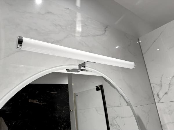 Illuminazione LED per specchio da bagno LED/12W/230V 59,5 cm IP44 cromo lucido