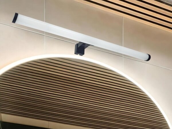 LED Illuminazione per specchio da bagno LED/12W/230V 59,5 cm IP44 nero