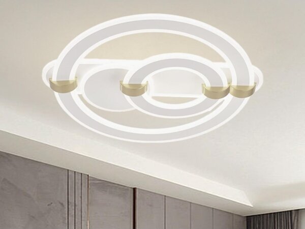 Plafoniera LED dimmerabile 120W/230V 3000-6500K + telecomando