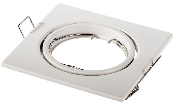 Faretto da incasso 1xGU10/MR16/10W/230V 9x9 cm bianco