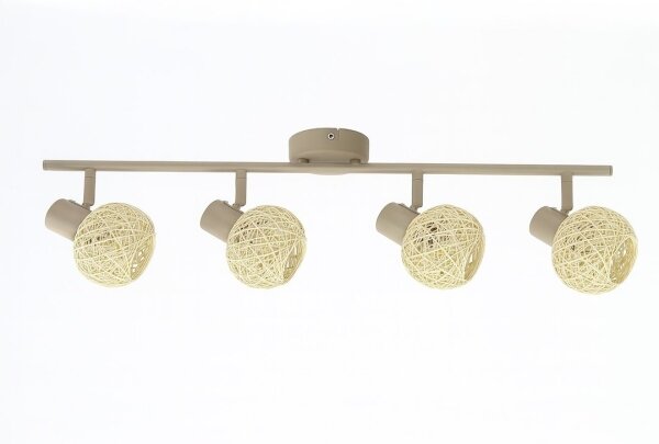 Faretto DEX 4xE14/10W/230V beige/crema