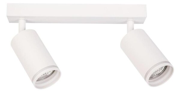 Faretto PIPE 2xGU10/10W/230V bianco