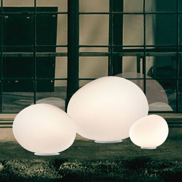 Foscarini Gregg outdoor grande Lampada decorativa da esterno, Bianco / Opale, Plastica, Design