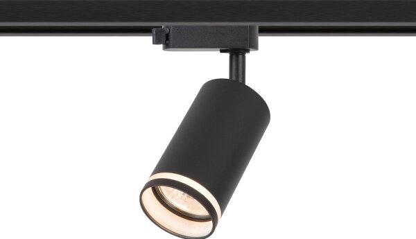 Faretto per sistema a binario monofase PIPE 1xGU10/10W/230V nero