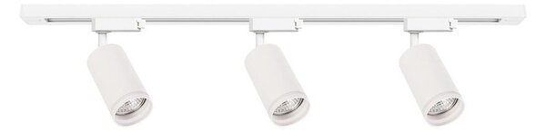 Faretto per sistema binario PIPE 3x GU10/10W/230V bianco