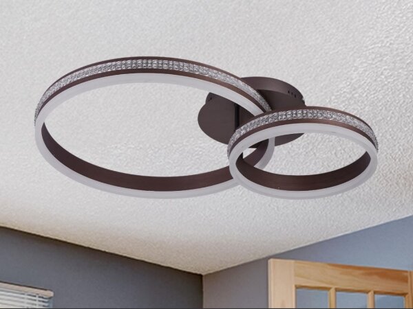 Lampadario da soffitto dimmerabile LED/110W/230V 3000-6500K + telecomando