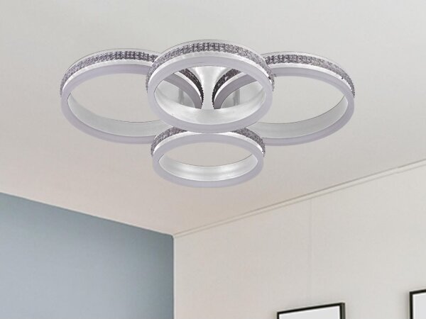 Plafoniera LED dimmerabile a montaggio superficiale LED/150W/230V 3000-6500K + telecomando