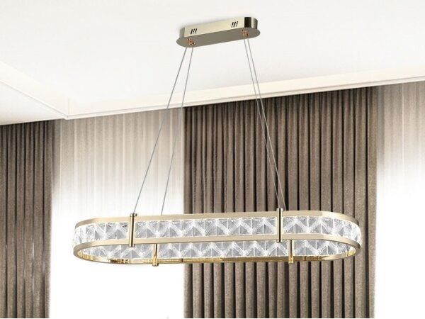 Lampadario LED dimmerabile su cavo ENRIQUE LED/50W/230V 3000-6000K +telecomando