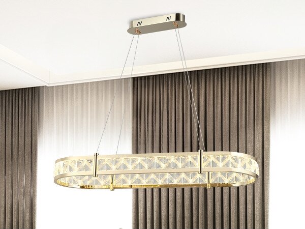 Lampadario LED dimmerabile su cavo ENRIQUE LED/50W/230V 3000-6000K +telecomando