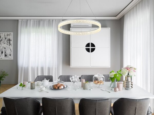 Lampadario dimmerabile a sospensione con cavo ALIANZ LED/60W/230V 3000-6000K + telecomando