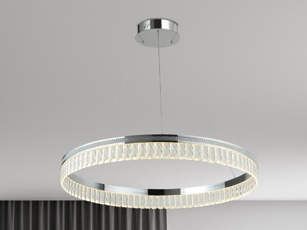 Lampadario sospeso in cristallo dimmerabile su cavo THALIA LED/55W/230V 3000-6000K + telecomando