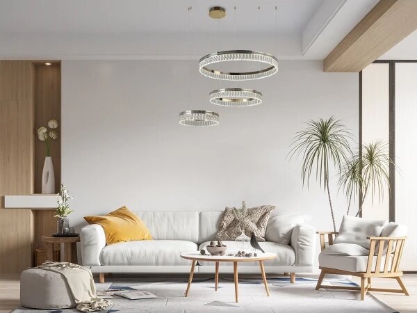 LED dimmerabile lampadario in cristallo su cavo THALIA LED/120W/230V 3000-6000K + telecomando