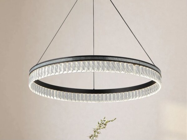 Lampadario in cristallo dimmerabile su cavo THALIA LED/55W/230V 3000-6000K + telecomando