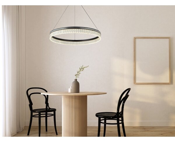 Lampadario in cristallo dimmerabile su cavo THALIA LED/55W/230V 3000-6000K + telecomando