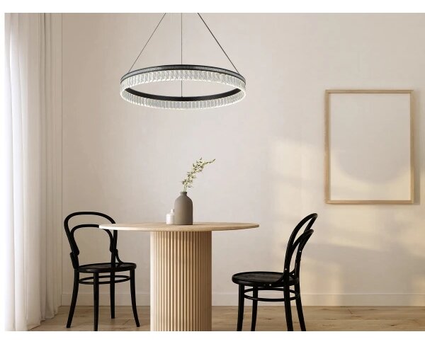 Lampadario in cristallo dimmerabile su cavo THALIA LED/55W/230V 3000-6000K + telecomando