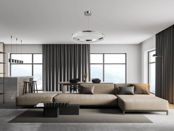 Lampadario sospeso in cristallo dimmerabile su cavo THALIA LED/55W/230V 3000-6000K + telecomando
