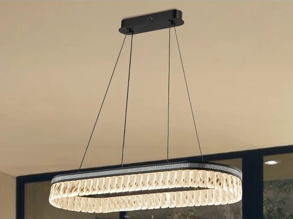Lampadario in cristallo dimmerabile a LED su cavo THALIA LED/50W/230V 3000-6000K + telecomando